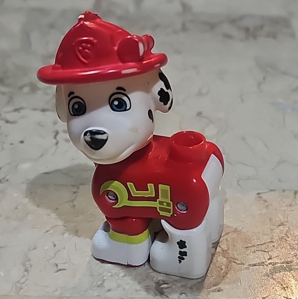 PAW Patrol Pup Lego Duplo compatible Mega Bloks figure Marshall Toy‎